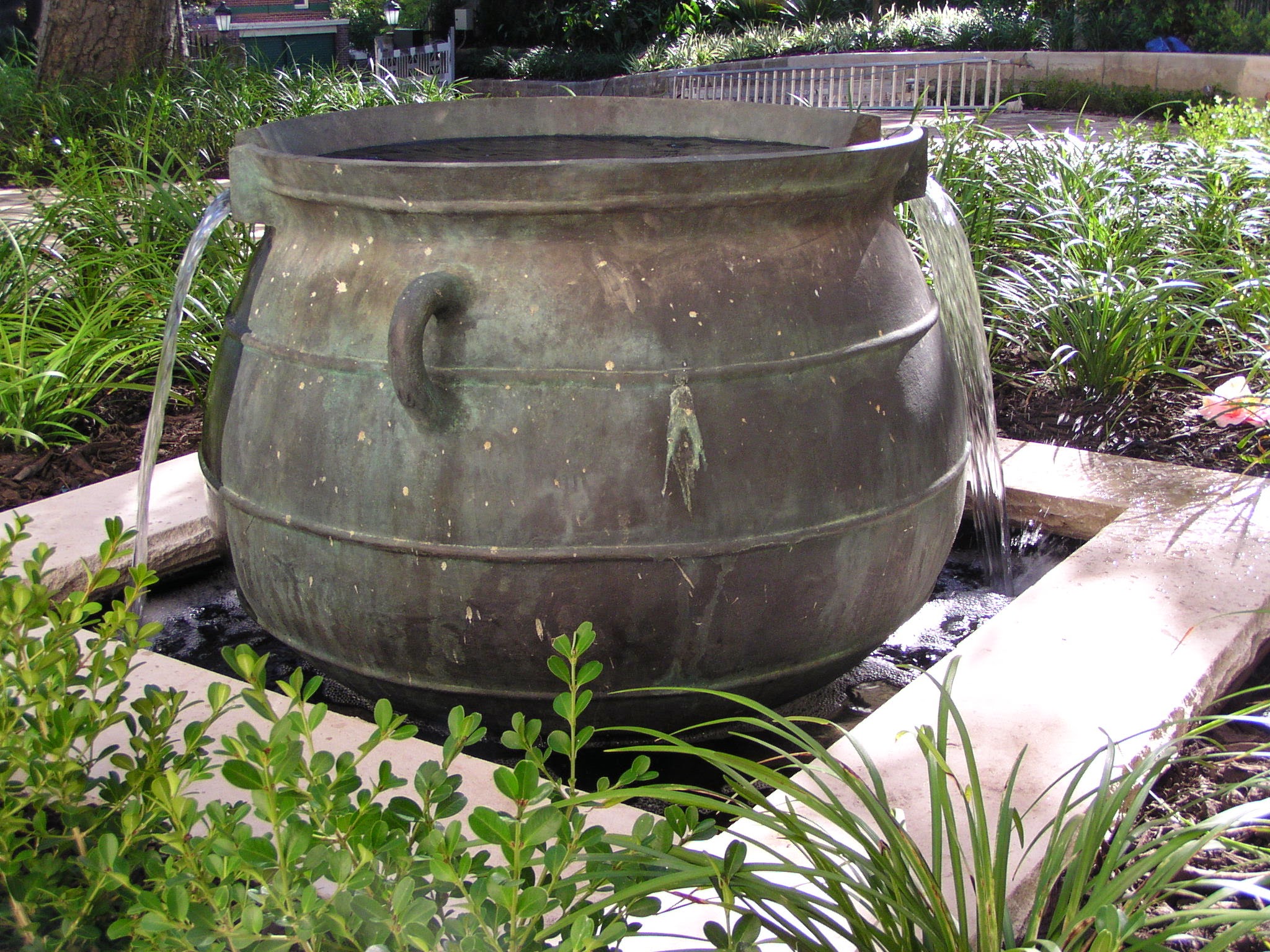 Water feature goldfish pond