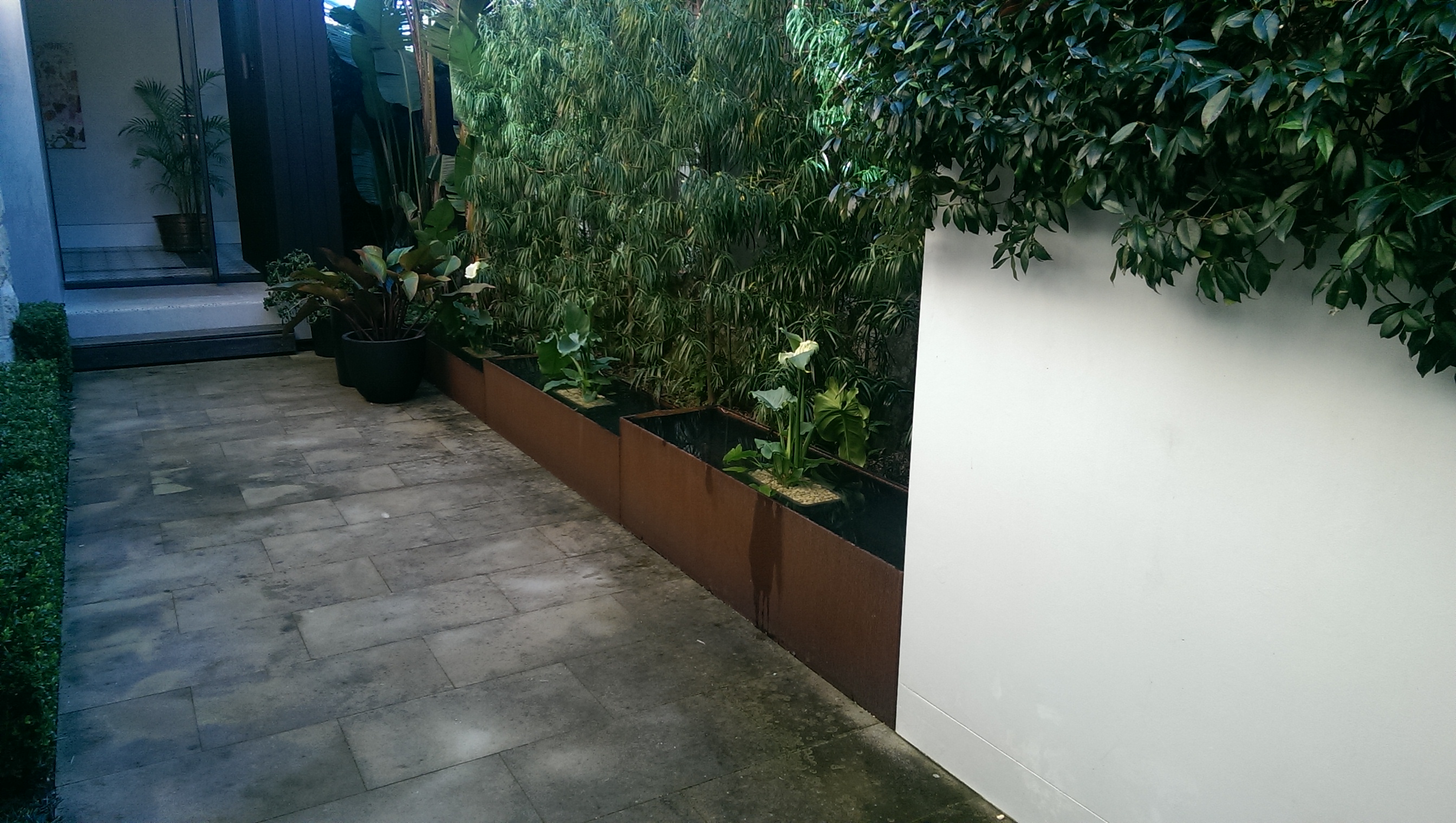 Plant and water feature pond