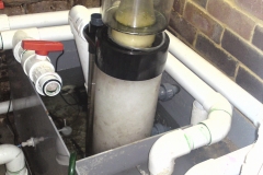 Large marine aquarium filtration